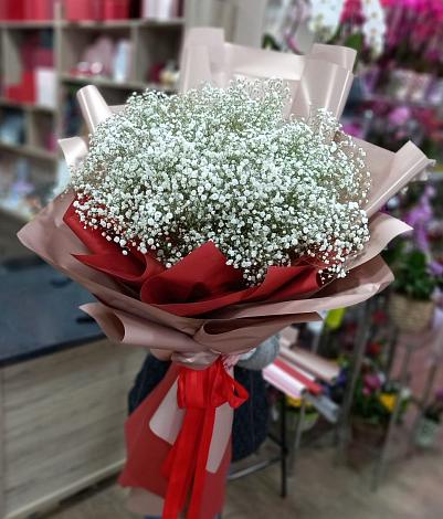 Букет цветов из: Гипсофила в Новые Лапсары
