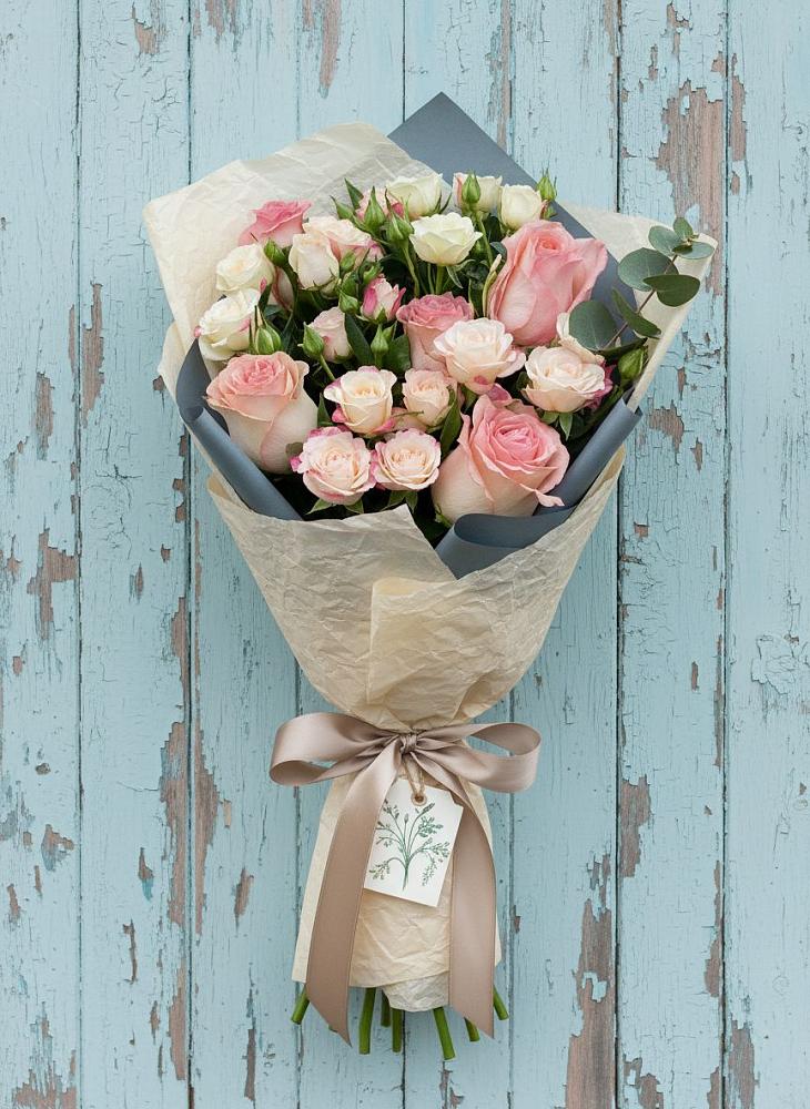 Букет цветов из: Розы в Новые Лапсары