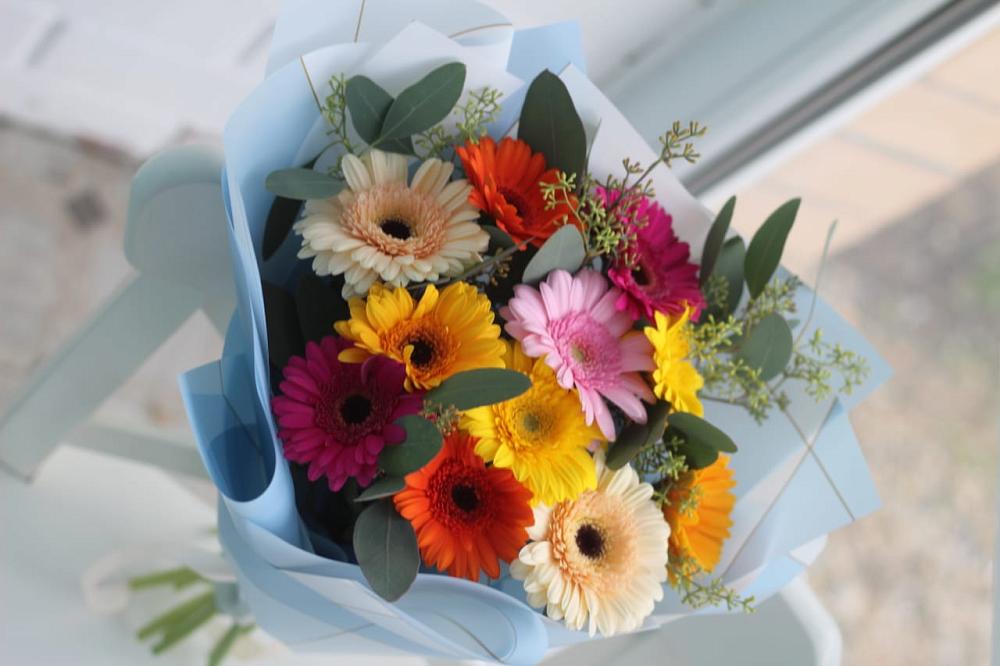 Букет цветов из: Герберы в Новые Лапсары