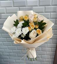 Букет цветов из:  Розы и Хризантемы #REPLACE_PRED# Новые Лапсары