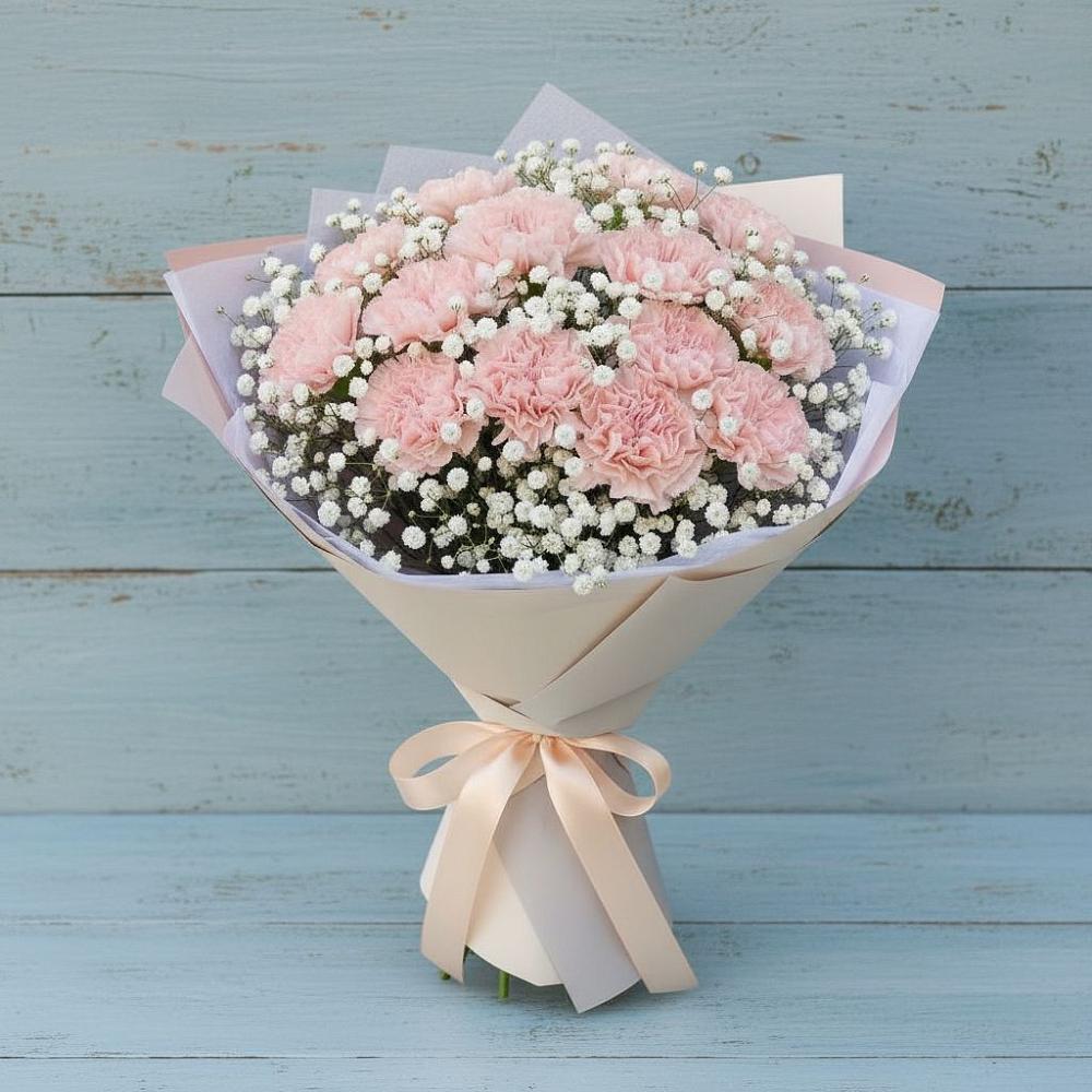 Букет цветов из: Гвоздики в Новые Лапсары