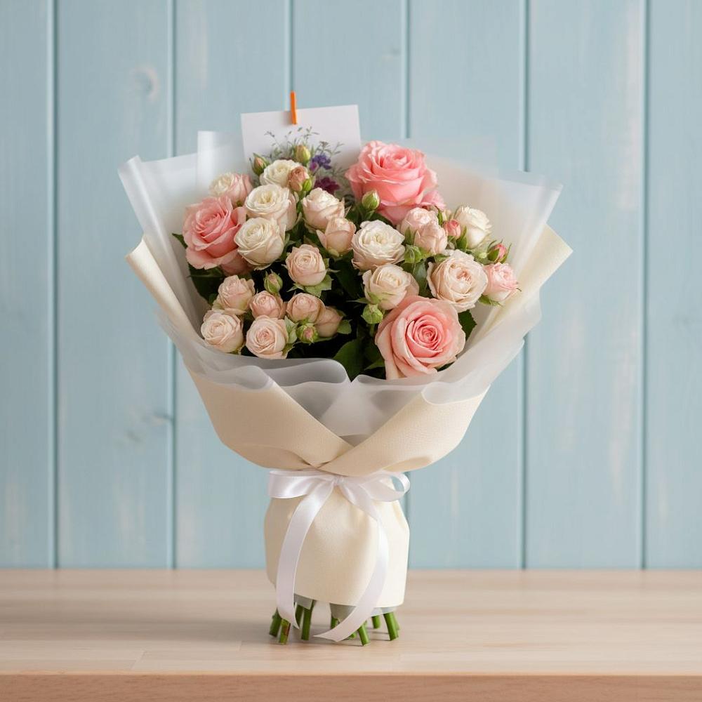 Букет цветов из: Розы в Новые Лапсары