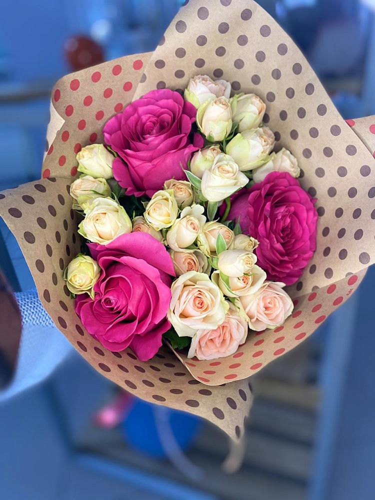 Букет цветов из: Розы в Новые Лапсары