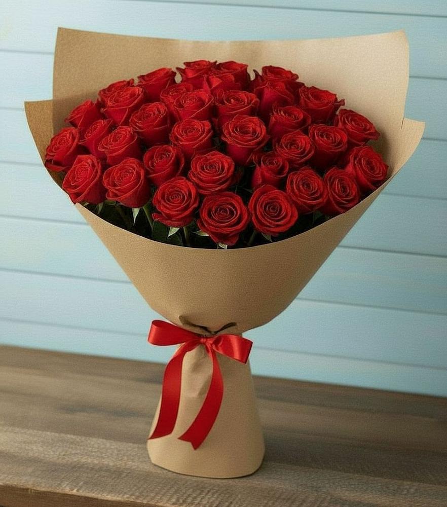 Букет Красные розы Милано в Новые Лапсары