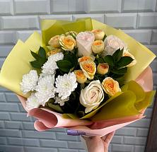 Букет цветов из:  Розы и Хризантемы #REPLACE_PRED# Новые Лапсары