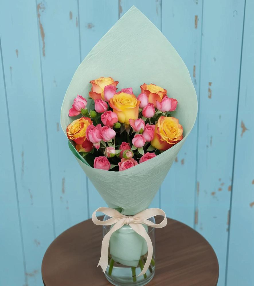 Букет цветов из: Розы в Новые Лапсары