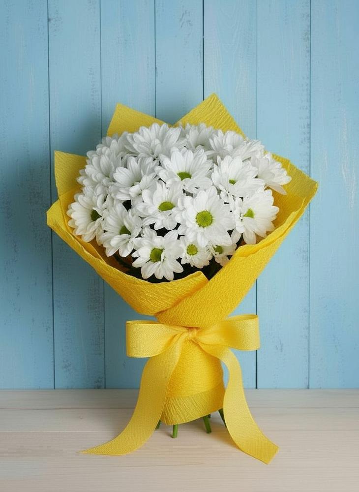 Букет цветов из: Хризантемы в Новые Лапсары