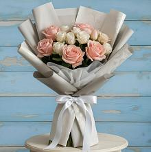 Букет цветов из:  Розы в Новые Лапсары