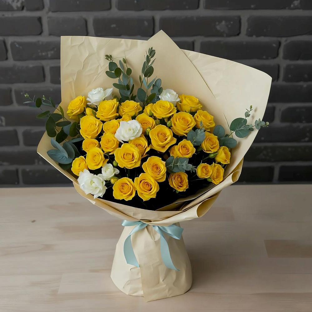 Букет цветов из: Розы в Новые Лапсары