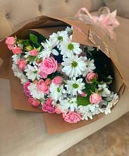 Букет цветов из:  Розы и Хризантемы #REPLACE_PRED# Новые Лапсары