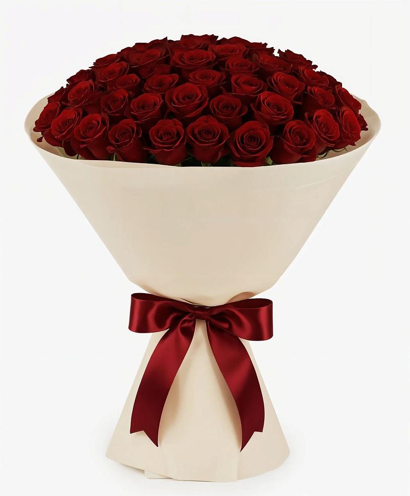 Букет 101 Бордовая роза Блэк Бакарра в Новые Лапсары